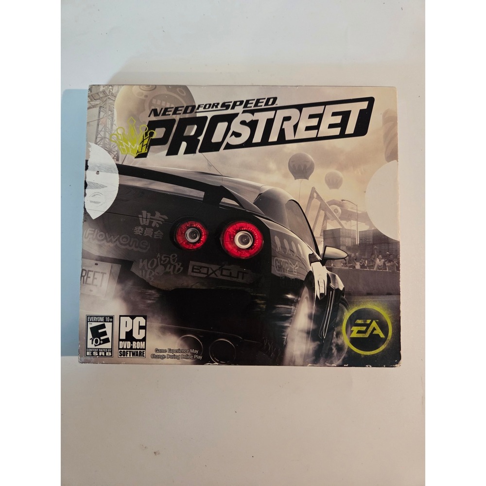 Need for Speed ProStreet PC DVD-ROM Racing Game EA 2007 022787811631